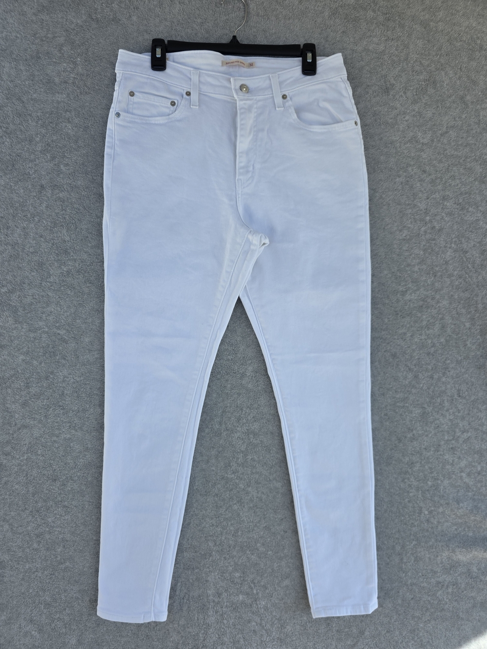 Levi's Premium White 721 High-Rise Skinny Jeans Size 32x30